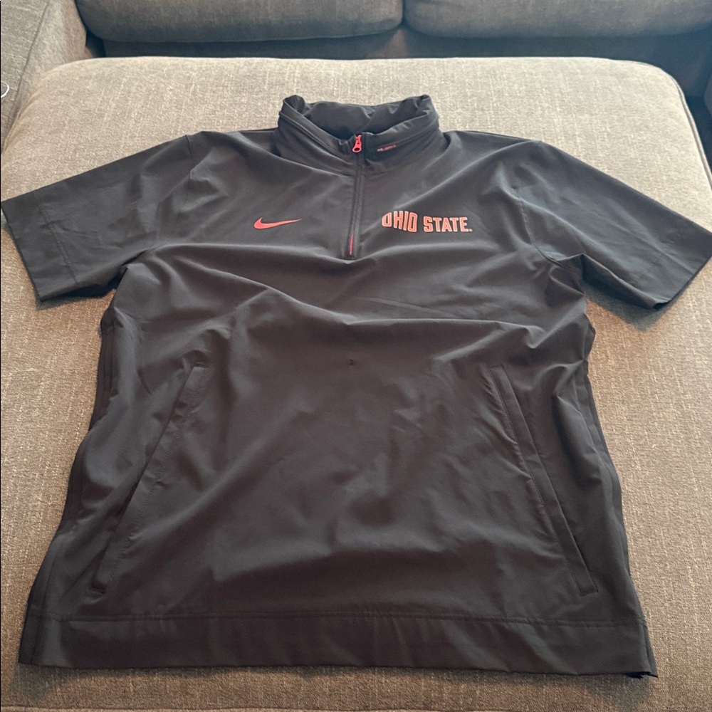Nike Black Ohio State Buckeyes 1/4 Zip Jacket